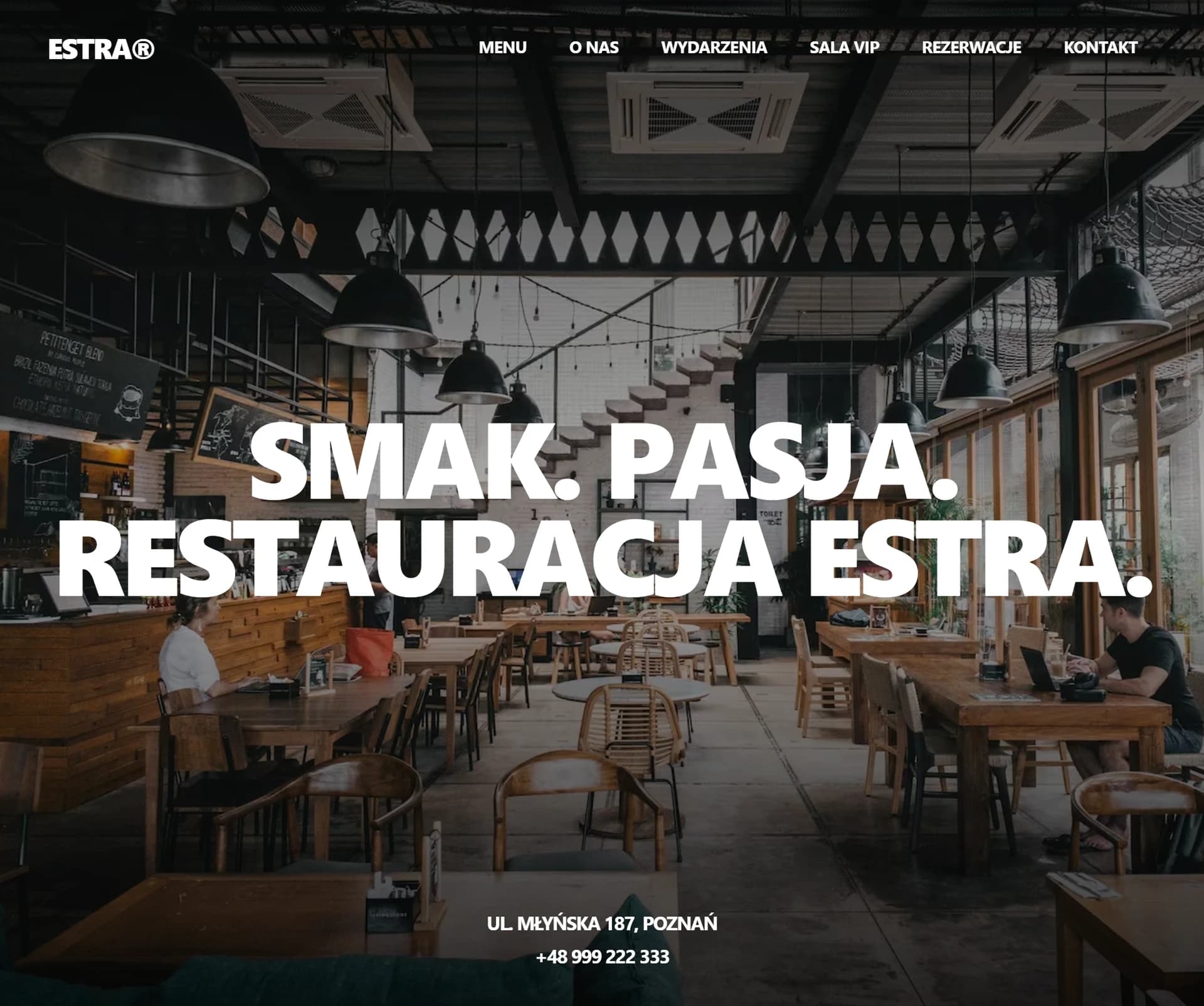 Restauracja ESTRA Podgląd projektu Restauracja ESTRA
